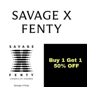Savage X Fenty Lingerie BUY 1 GET 1 50% OFF